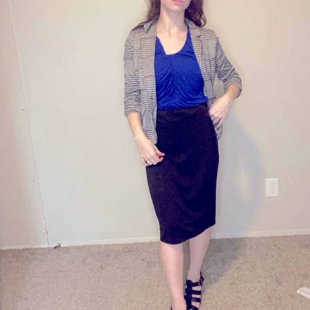 Express Blue Blouse